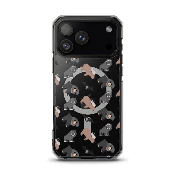 Asian Jungle Animal iPhone MagSafe Clear Case