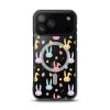 Colorful Bunnies Easter iPhone MagSafe Clear Case