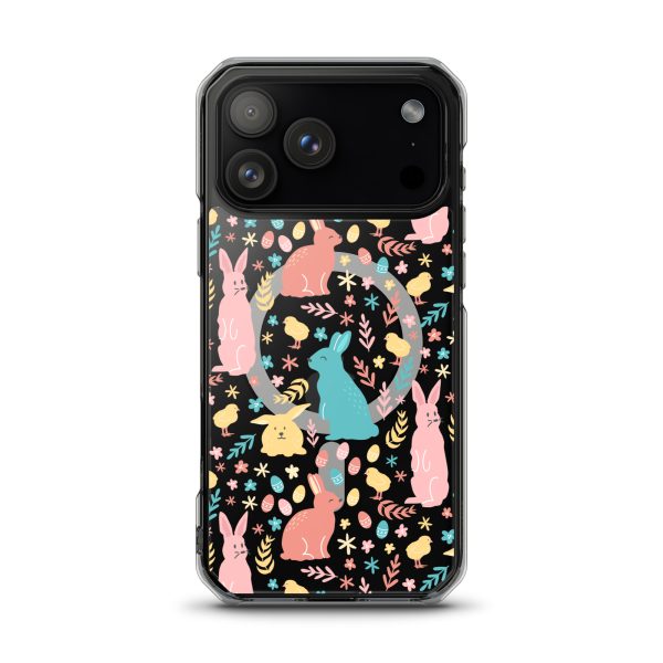 Colorful Easter iPhone MagSafe Clear Case