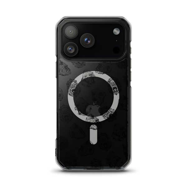 Illustrated Gorilla Seamless iPhone MagSafe Clear Case