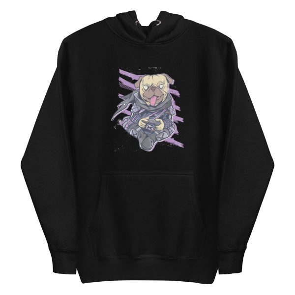 Pug Gamer Ninja Hoodie