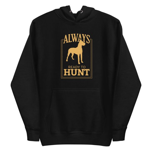 unisex-premium-pullover-hoodie-black-front-6a65a0dbcd9e2.jpg Hunt Quote Hoodie