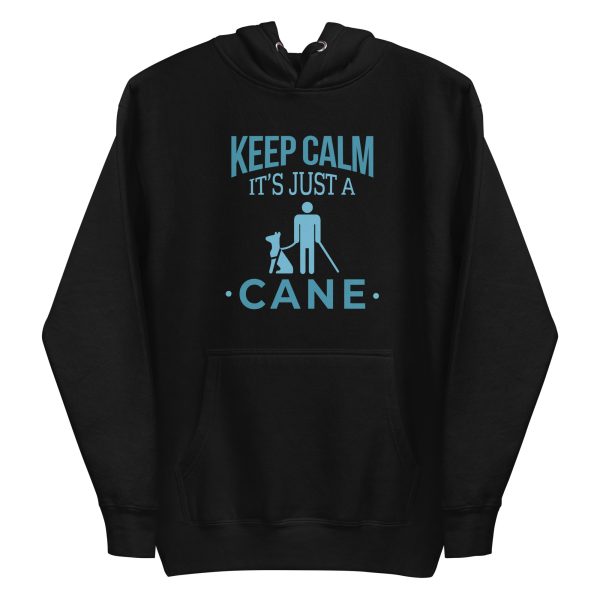 unisex-premium-pullover-hoodie-black-front-6a65a7ea1d031.jpg Just A Cane Hoodie