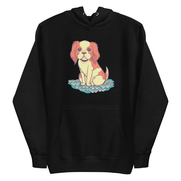 unisex-premium-pullover-hoodie-black-front-6a65b123e3fa1.jpg Flower Puppy Hoodie