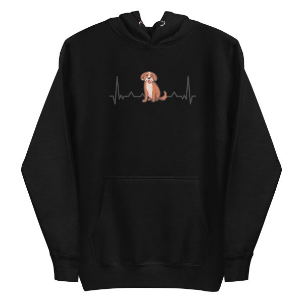 unisex-premium-pullover-hoodie-black-front-6a65b22646915.jpg Heartbeat Puppy Hoodie
