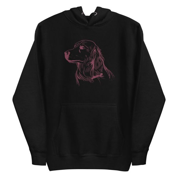 unisex-premium-pullover-hoodie-black-front-6a66298a70402.jpg Golden Retriever Dog Hoodie