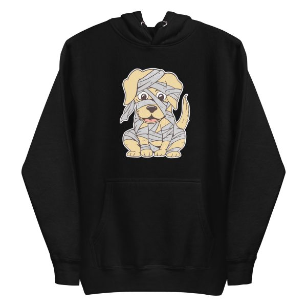 unisex-premium-pullover-hoodie-black-front-6a662eab345a4.jpg Mummy Dog Hoodie