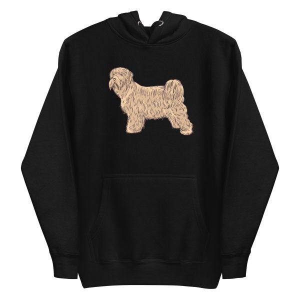 unisex-premium-pullover-hoodie-black-front-6a6ba38a40795.jpg Terrier Dog Hand Drawn Hoodie