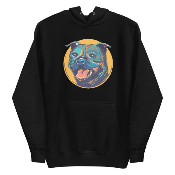 unisex-premium-pullover-hoodie-black-front-6a6bc088726e5.jpg Staffordshire Bull Terrier Hoodie