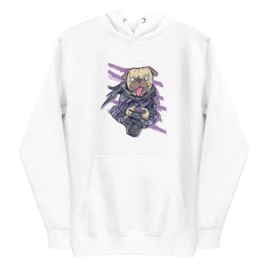 Pug Gamer Ninja Hoodie