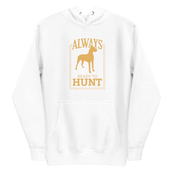 unisex-premium-pullover-hoodie-white-front-6a65a0dbcf437.jpg Hunt Quote Hoodie