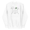 unisex-premium-pullover-hoodie-white-front-6a65a143efa82.jpg Doodle Pitbull Hoodie