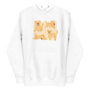 unisex-premium-pullover-hoodie-white-front-6a65a2a376ad2.jpg Morkie Poses Hoodie