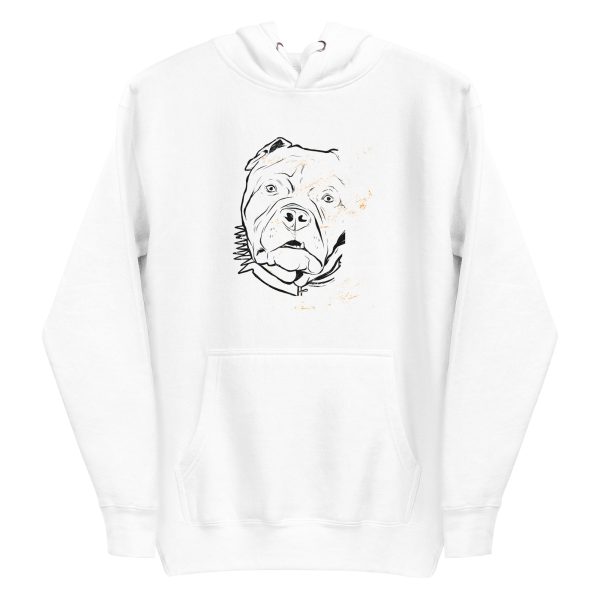 unisex-premium-pullover-hoodie-white-front-6a65a52db29d0.jpg Pitbull Outline Hoodie
