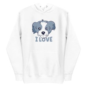 unisex-premium-pullover-hoodie-white-front-6a65b30b40128.jpg I Love My Owner Hoodie