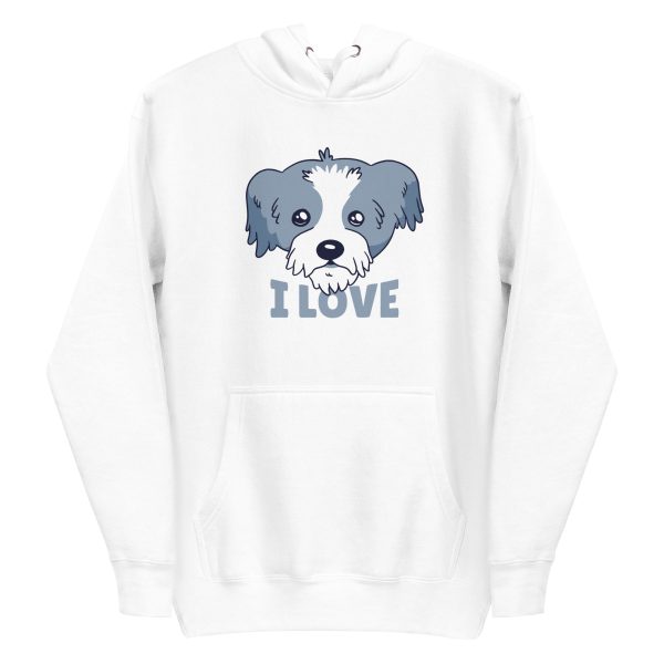 unisex-premium-pullover-hoodie-white-front-6a65b30b40128.jpg I Love My Owner Hoodie