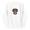 unisex-premium-pullover-hoodie-white-front-6a662f35bcd0f.jpg Funny Dog Face Hoodie