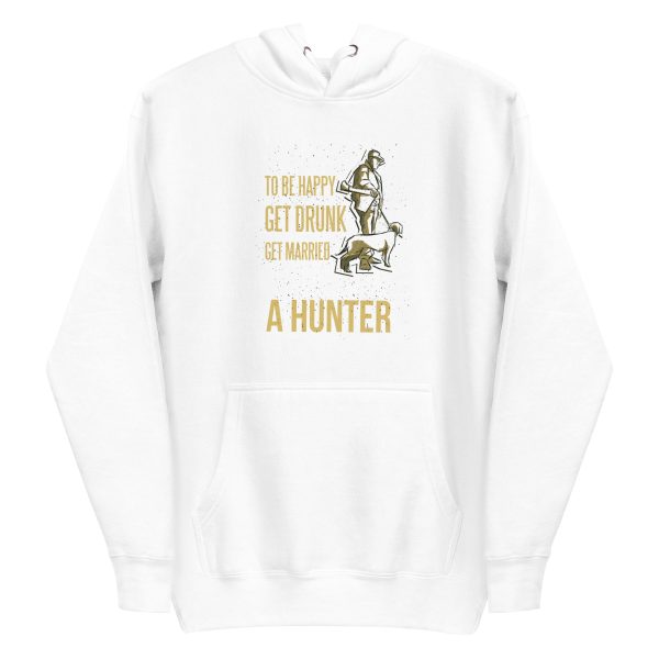 unisex-premium-pullover-hoodie-white-front-6a66368fe6c0c.jpg Hunter Quote Hoodie