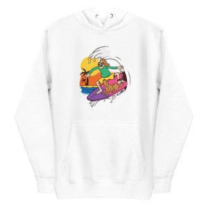 Surfer Guy Dog Hoodie