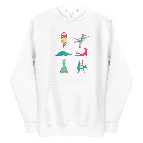 unisex-premium-pullover-hoodie-white-front-6a6bbfaced14e.jpg Yoga Animals Hoodie
