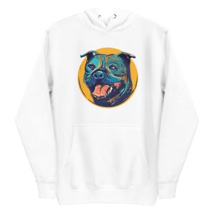 unisex-premium-pullover-hoodie-white-front-6a6bc08870b11.jpg Staffordshire Bull Terrier Hoodie