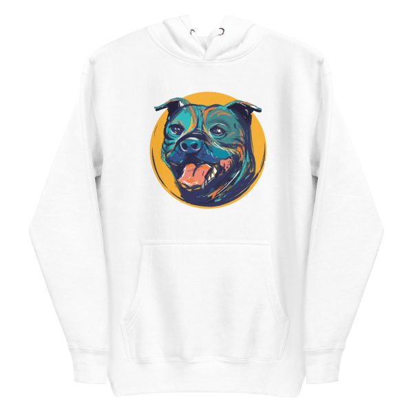 unisex-premium-pullover-hoodie-white-front-6a6bc08870b11.jpg Staffordshire Bull Terrier Hoodie
