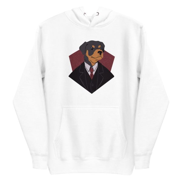 unisex-premium-pullover-hoodie-white-front-6a6bc28a37829.jpg Suited Dog Hoodie