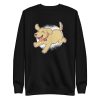 unisex-premium-sweatshirt-black-front-6a659ebf25768.jpg Golden Retriever Puppy Sweatshirt