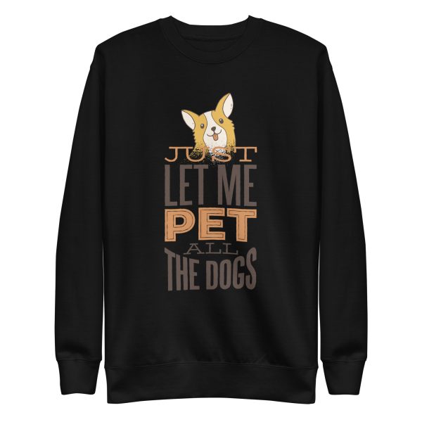 unisex-premium-sweatshirt-black-front-6a65a2245045d.jpg Pet All The Dogs Sweatshirt