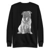 Pug Black and White Sweatshirt