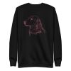 unisex-premium-sweatshirt-black-front-6a66298b05a88.jpg Golden Retriever Dog Sweatshirt