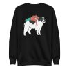 unisex-premium-sweatshirt-black-front-6a662a7ba994a.jpg Girl and Dog Sweatshirt