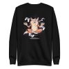 unisex-premium-sweatshirt-black-front-6a662e7a47db0.jpg Gamer Dog Meditating Sweatshirt