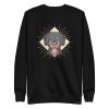 unisex-premium-sweatshirt-black-front-6a662f363d2c3.jpg Funny Dog Face Sweatshirt