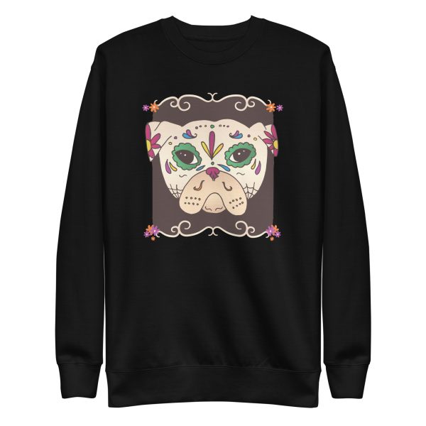 Sugar Skull Pug Sweatshirt