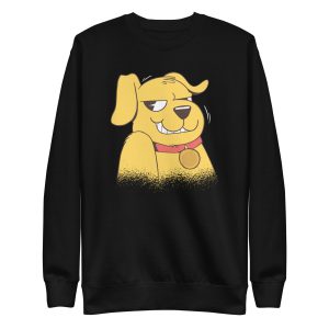 unisex-premium-sweatshirt-black-front-6a6ba25af08c1.jpg Yellow Dog Sweatshirt