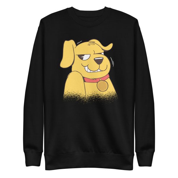 unisex-premium-sweatshirt-black-front-6a6ba25af08c1.jpg Yellow Dog Sweatshirt