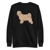 unisex-premium-sweatshirt-black-front-6a6ba39508559.jpg Terrier Dog Hand Drawn Sweatshirt