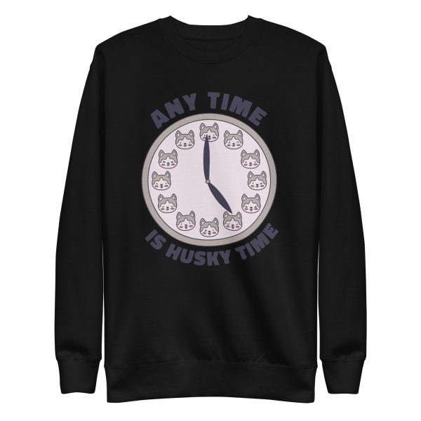 Siberian Husky Dog Time Sweatshirt