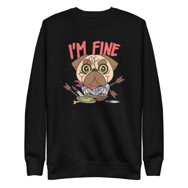 Warrior Pug Sweatshirt