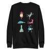 unisex-premium-sweatshirt-black-front-6a6bbfb7b5125.jpg Yoga Animals Sweatshirt