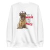 unisex-premium-sweatshirt-white-front-6a65a4c1a0374.jpg Nurse Pug Sweatshirt