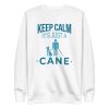 unisex-premium-sweatshirt-white-front-6a65a7eb92cef.jpg Just A Cane Sweatshirt