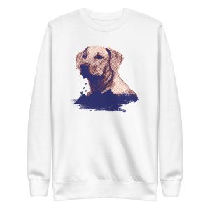 unisex-premium-sweatshirt-white-front-6a65b0b03dd6a.jpg Golden Retriever Sweatshirt