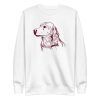 unisex-premium-sweatshirt-white-front-6a66298b04318.jpg Golden Retriever Dog Sweatshirt