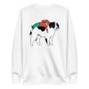 unisex-premium-sweatshirt-white-front-6a662a7ba835b.jpg Girl and Dog Sweatshirt