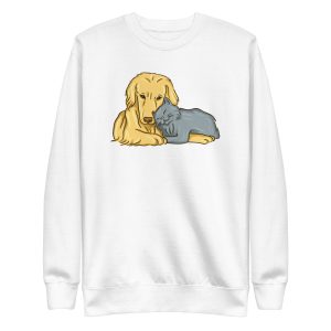 Dog and Cat Love Sweatshirt