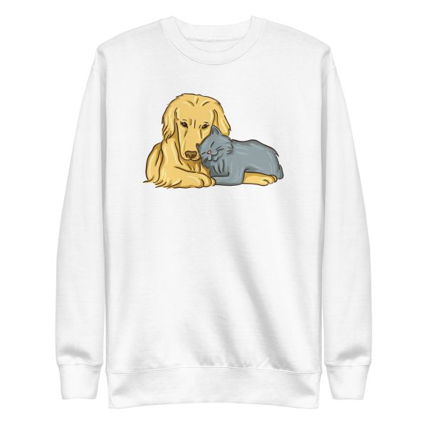 Dog and Cat Love Sweatshirt