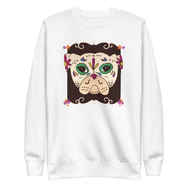 Sugar Skull Pug Sweatshirt