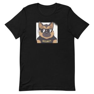 unisex-staple-t-shirt-black-front-6a659d685bb77.jpg German Shepherd Security T-Shirt